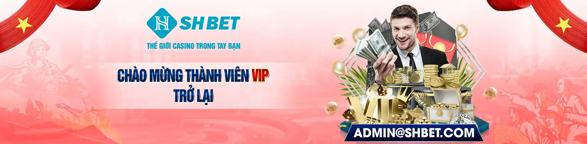 Chào mừng vip quay trở lại shbet126.com